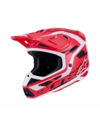 Cască Cross-Enduro ALPINESTARS Supertech S-M7 Deed ECE06 - Rosu/Negru/Alb | 8302326/3139