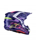 Cască Cross-Enduro ALPINESTARS Supertech S-M7 Deed ECE06 - Mov/Roz | 8302326/3142