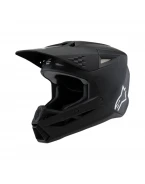 Cască cross-enduro copii Alpinestars S-M3 Youth Solid ECE 22.06 - Negru mat | 8302425/110