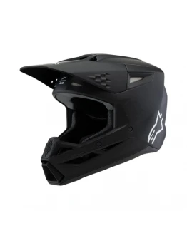 Cască cross-enduro copii Alpinestars S-M3 Youth Solid ECE 22.06 - Negru mat