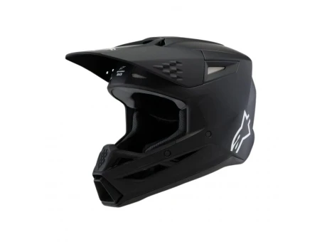 Cască cross-enduro copii Alpinestars S-M3 Youth Solid ECE 22.06 - Negru mat | 8302425/110
