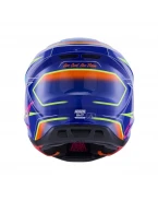 Cască Cross-Enduro ALPINESTARS Supertech S-M7 Cast ECE06 - Albastru/Roz/Galben fluo | 8302526/7254