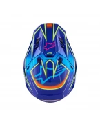 Cască Cross-Enduro ALPINESTARS Supertech S-M7 Cast ECE06 - Albastru/Roz/Galben fluo | 8302526/7254