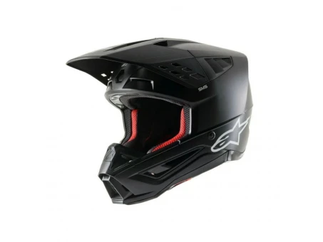 Casca cross-enduro Alpinestars Supertech S-M5 SOLID - Negru mat