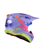 Cască cross-enduro Alpinestars Supertech S-M10 Jett Lawrence R01 - Mov/Roz/Galben fluo | 8303625/3144