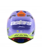 Cască cross-enduro Alpinestars Supertech S-M10 Jett Lawrence R01 - Mov/Roz/Galben fluo | 8303625/3144
