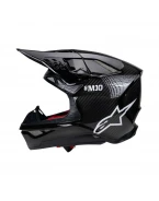 Casca cross-enduro ALPINESTARS Supertech S-M10 Carbon FIM2 ECE 22.06 - Negru | 8307326/1188