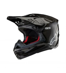 Casca cross-enduro ALPINESTARS Supertech S-M10 Carbon FIM2 ECE 22.06 - Negru