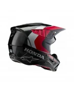 Cască cross-enduro Alpinestars Supertech S-M5 HONDA - Negru/Rosu | 8308023/1333
