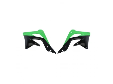Capace pentru radiator KAWASAKI KX450 - Negru/Verde