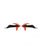 Capace pentru radiator KTM EXC, EXC-F 150-450 - Negru/Portocaliu