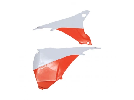 Capac filtru aer POLISPORT - KTM 125/500 EXC/EXCF 14-16 - Alb/Portocaliu