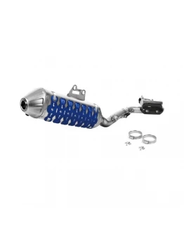 Protectie evacuare universala moto POLISPORT -ARMADILLO EXTREM SILENCER GUARD - Albastru