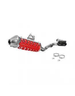 Protectie evacuare universala moto POLISPORT -ARMADILLO EXTREM SILENCER GUARD - Rosu