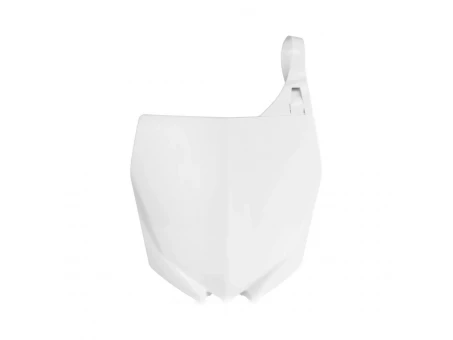 Suport numar plastic POLISPORT - YAMAHA YZ 65 '19-'25'; YZ - Alb