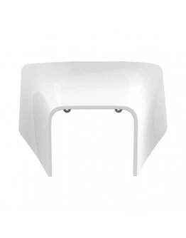 Placa numar plastic Off-Road HUSQVARNA FE, TE - Alb