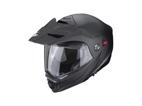 Cască flip-up touring/adventure SCORPION ADX-2 Solid - Negru mat | 89-100-285