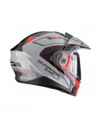 Cască modulară Adventure Scorpion ADX-2 Kamps - Gri/Rosu | 89-523-318