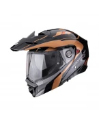 Cască modulară Adventure Scorpion ADX-2 Kamps - Negru/Cupru | 89-523-354