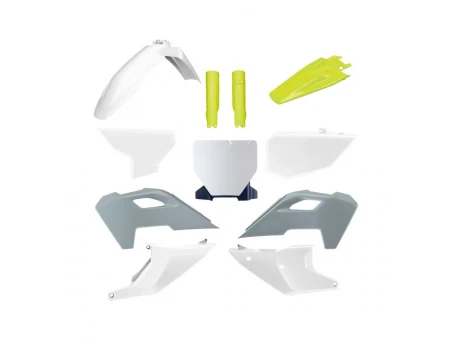 Kit plastice POLISPORT - (FULL KIT) HUSQVARNA TC/FC '23-'25  Culoare Gri Alb