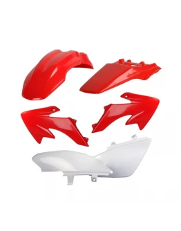 Kit plastic HONDA CRF50 - alb,Rosu