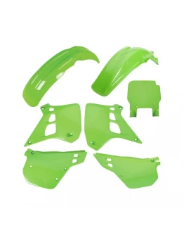 Kit plastice POLISPORT - KAWASAKI KX 125 '90-'91 - Verde