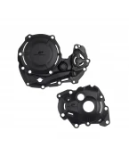Kit protectii capac ambreiaj/alternator POLISPORT - POMPY WODY YAMAHA YZ 450F '23-'24 - Negru