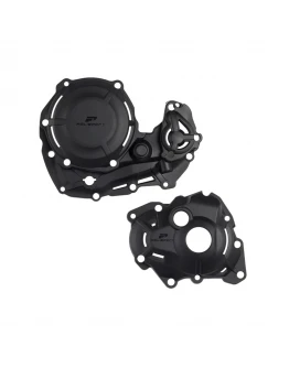 Kit protectii capac ambreiaj/alternator POLISPORT - POMPY WODY YAMAHA YZ 450F '23-'24 - Negru