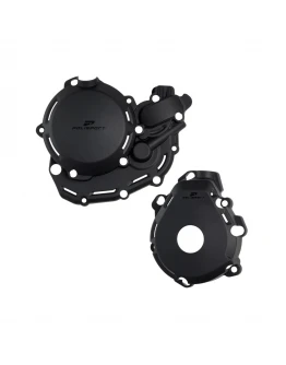 Kit protectii capac ambreiaj/alternator POLISPORT - POMPY WODY KTM EXC-F 450/500 '24; XCF-W 450 '24 - Negru