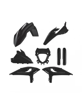 Kit plastice Polisport pentru Beta RR 2T/4T Racing și X-Pro (2025-2026) - Negru