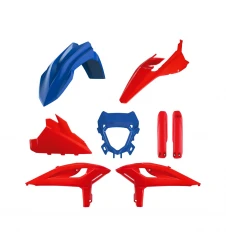 Kit plastice complet POLISPORT Beta RR 2T/4T Racing & X-Pro ’25-’26 - Rosu/Albastru