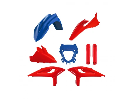 Kit plastice complet POLISPORT Beta RR 2T/4T Racing & X-Pro ’25-’26 - Rosu/Albastru | 91602