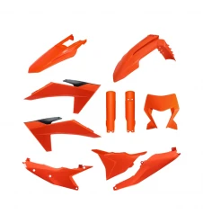 Kit plastice complet POLISPORT KTM EXC/EXC-F/XC-W/XC-WF TBI ’24–’25 - Portocaliu