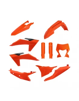 Kit plastice complet POLISPORT KTM EXC/EXC-F/XC-W/XC-WF TBI ’24–’25 - Portocaliu