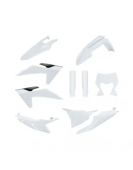 Kit plastice complet POLISPORT KTM EXC/EXC-F/XC-W/XC-WF TBI ’24–’25 - Alb