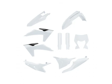 Kit plastice complet POLISPORT KTM EXC/EXC-F/XC-W/XC-WF TBI ’24–’25 - Alb | 91640