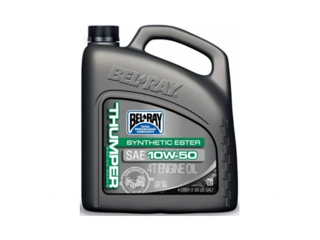 Ulei de motor Bel-Ray THUMPER RACING WORKS SYNTHETIC ESTER 4T 10W50 4l
