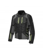 Geacă moto textil touring Adrenaline Bergen PPE - Negru /Galben fluorescent | A0265/25/10