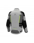 Geacă moto textil touring Adrenaline Bergen PPE - Gri /Galben fluorescent | A0265/25/50