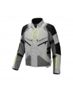 Geacă moto textil touring Adrenaline Bergen PPE - Gri /Galben fluorescent | A0265/25/50