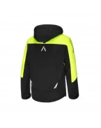 Geacă moto textil Adrenaline Freedom Ppe - Negru/Galben fluorescent | A0266/25/50