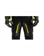 Pantaloni moto touring ADRENALINE BERGEN PPE - Negru/Galben fluorescent | A0444/25/10