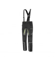 Pantaloni moto touring ADRENALINE BERGEN PPE - Negru/Galben fluorescent