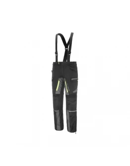 Pantaloni moto touring ADRENALINE BERGEN PPE - Negru/Galben fluorescent