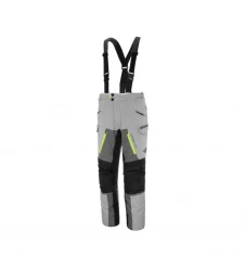 Pantaloni moto touring ADRENALINE BERGEN PPE - Gri/Galben fluorescent