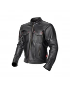 Geacă moto piele Adrenaline Boston PPE - Negru | ADR0302/20/10