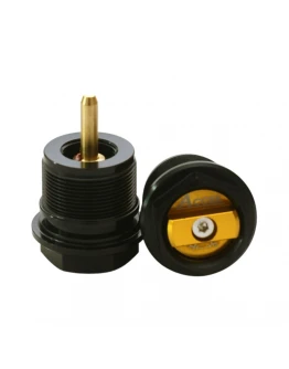 Set Capace inferioare amortizor față Accel Plug cu reglaj Honda, Kawasaki, Suzuki - Auriu