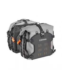 Genți laterale KAPPA K’RUGGED AV07 cu plăci MONOKEY - Negru/Gri