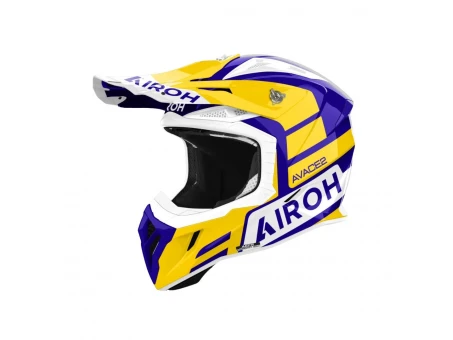 Casca cross-enduro AIROH HELMET AVIATOR ACE 2 Sake - Galben/Mov
