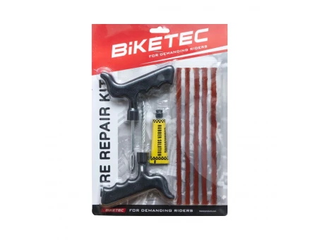 Kit reparație pană BIKETEC pentru anvelope tubeless - Set cu șnururi | BT0004